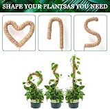 tallkeey Moss Pole Monstera Support 114cm Bendable Coco Coir Totem Pole view 4