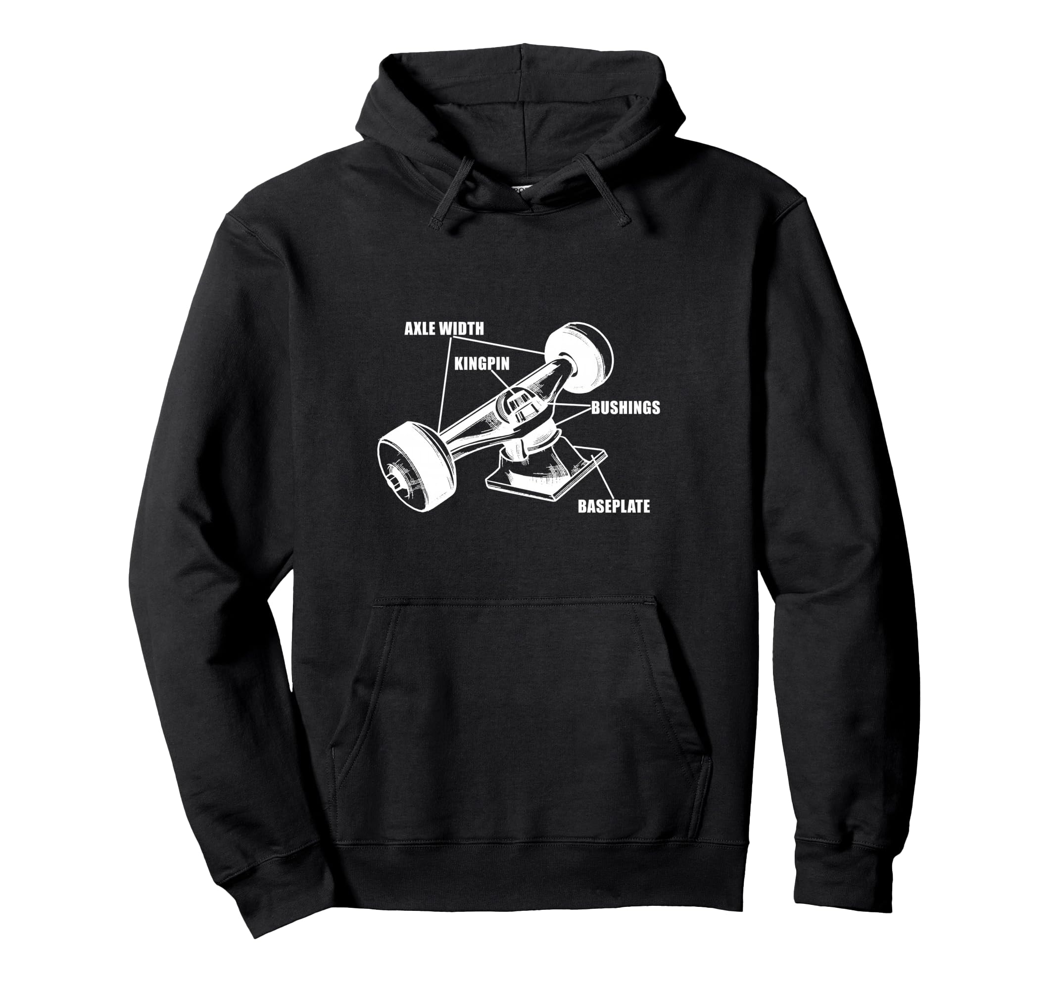 Skateboard wheels Skating Longboard Skater Skateboarding Pullover Hoodie