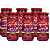 Mezzetta Pickled Red Onions, 16 oz (Pack of 6) | Tangy pickled onions bring crisp texture and bright flavor to tacos, burgers, salads and sandwiches.