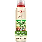 Old Spice Whole Body Deodorant Spray for Men, Aluminum Free, Fiji Scent, 24/7 Odor Protection, 24/7 Lasting Freshness, Dermatologist Tested, Gentle on Skin, Safe to Use All Over, 3.5 oz