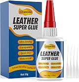 GleamGlee Leather Glue 35g Clear Waterproof Fast-Drying Bond