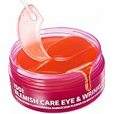 ISOI Blemish Care Eye Patches with Hyaluronic Acid, 90 Count | Dark Circles, Puffiness, Forehead &amp; Smile Lines, Bulgarian Rose Oil