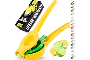Zulay Metal Lemon Lime Squeezer - Manual Citrus Press Juicer