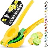 Zulay Kitchen Metal 2-in-1 Lemon Squeezer - Sturdy