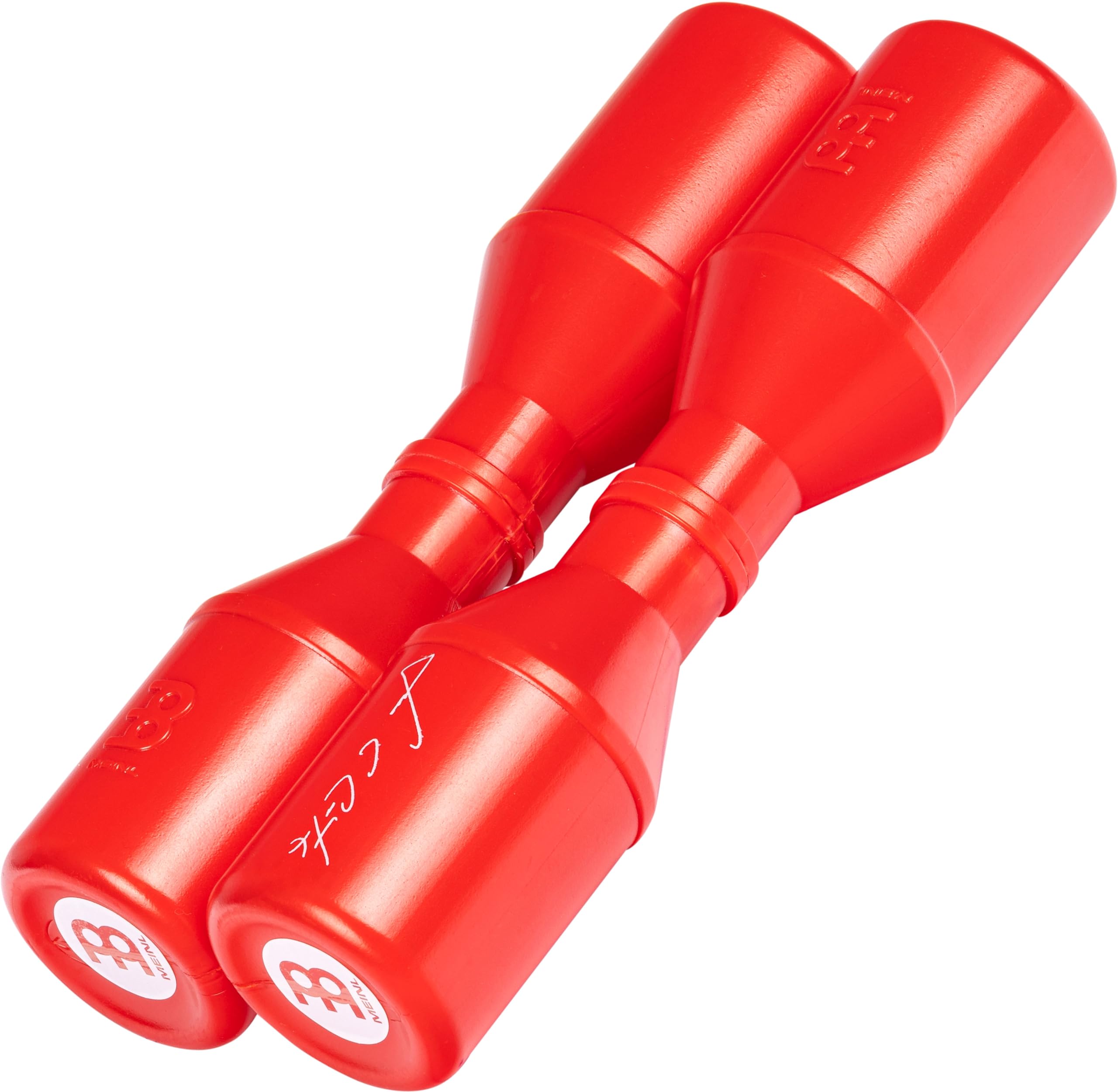 Meinl Percussion Shaker Luis Conte - Soft Studio - Artist Series Double Shaker - 17 cm Length - Plastic, Red (SH5R)