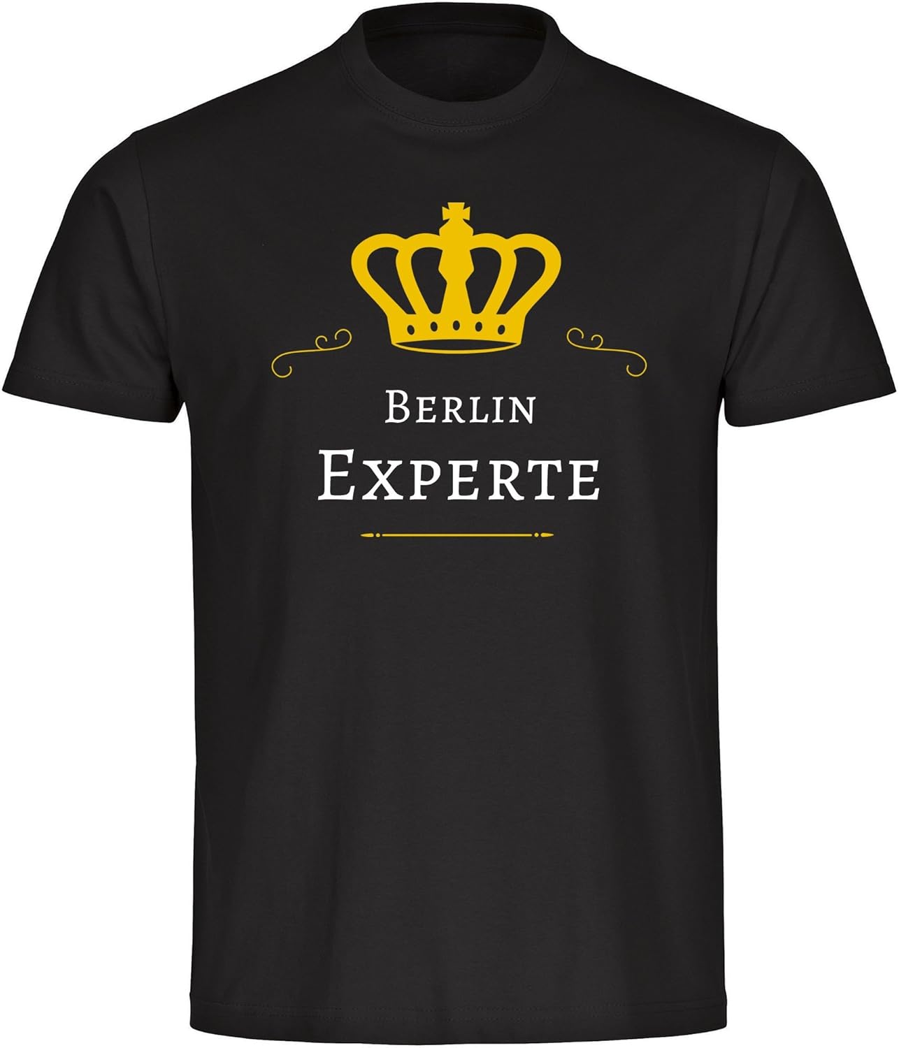 TShirt Berlin Experte schwarz Herren Gr. S bis 5XL Amazon.de Bekleidung