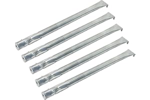 Direct store Parts DA112 (5-pack) Stainless Steel Burner Replacement for Nexgrill, Charmglow, Costco, Kirkland, Permasteel, perfect Glo, Sterling Forge Gas Grill (5)