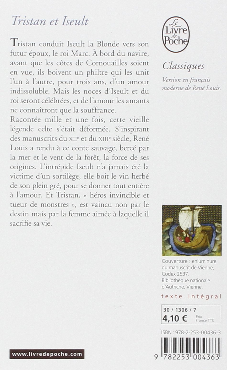 Tristan Et Iseult Ldp Classiques French Edition Collective 9782253004363 Amazon Com Books