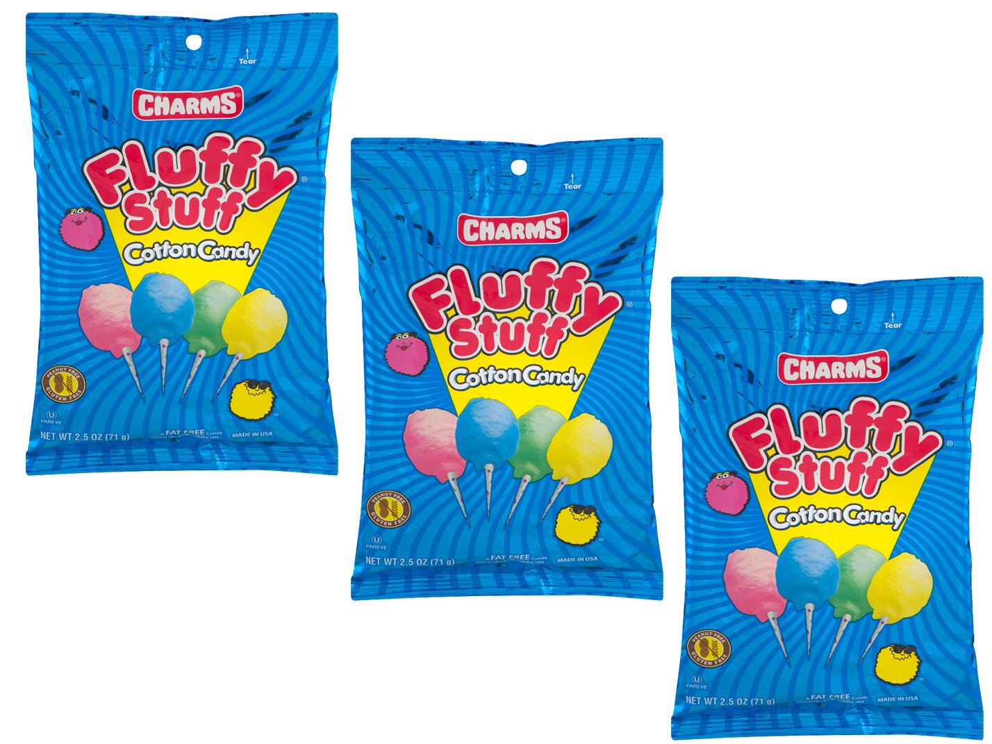 Fluffy Stuff Cotton Candy 2.5 Ounce Theater Size Pack