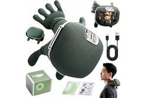 Neck Massager with Heat, Electric Cervical Neck Massager with Fingers, Simulated Hands Heated Necks and Shoulder Massagers fo