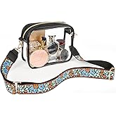 Aveniee Clear Bag Stadium Approved, Clear Purses for Women, Cross body Bag for Concerts with Adjustable Strap