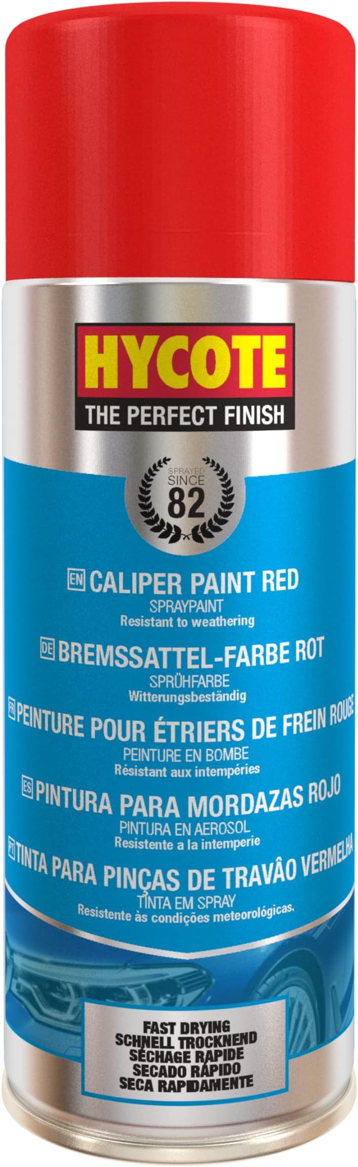 Hycote Fast Drying Red Aerosol Caliper Spray Paint 400 ml