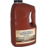Cattlemen's Smoky Base BBQ Sauce, 1 gal - One Gallon Jug of Customizable Smoky Barbecue Sauce Base for Chefs, Ideal for Ribs, Briskets, Wings and More