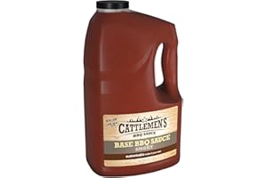 Cattlemen's Smoky Base BBQ Sauce, 1 gal - One Gallon Jug of Customizable Smoky Barbecue Sauce Base for Chefs, Ideal for Ribs, Briskets, Wings and More