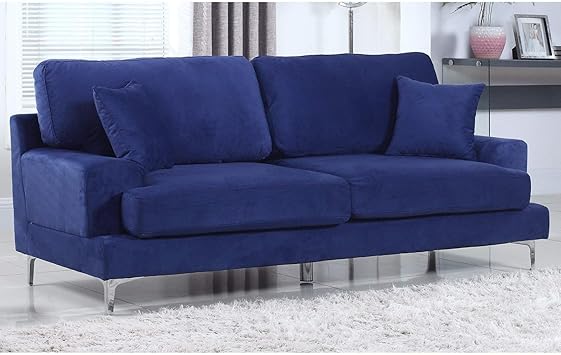 Amazon Com Madison Home Ultra Modern Plush Velvet Living Room