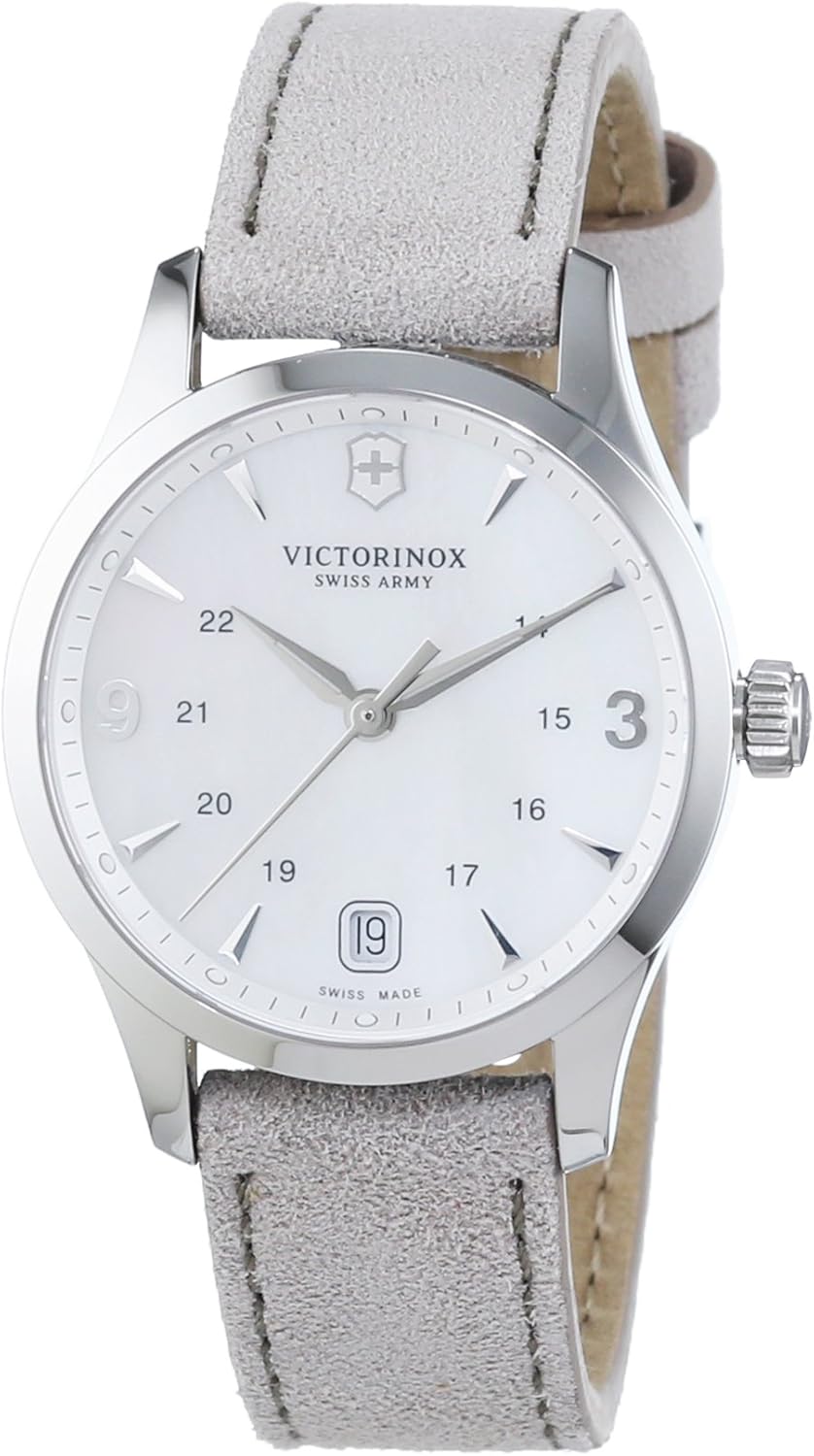 Victorinox Swiss Army Women's Quartz Watch with Black Dial Analogue