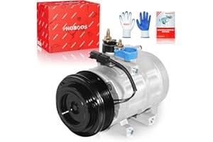 PHOBOOS A/C Compressor with Clutch Compatible with Ford Expedition, Ford F-150/F-250/F-350 (Super Duty) & Lincoln Navigator, Mark LT 2007-2014 Models, Fast Cooling, Low Noise, Ref. CO10905C, 68192