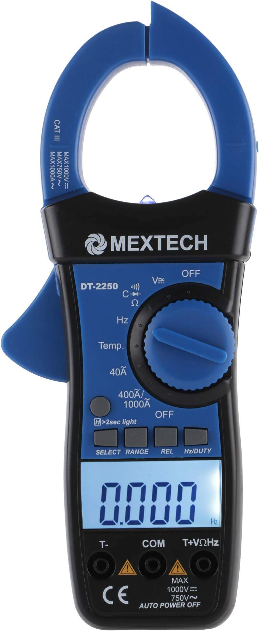 MEXTECH Digital Dual Display Clamp Meter