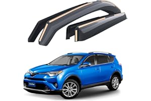 Goodyear Shatterproof in-Channel Window Deflectors for Toyota RAV4 2013-2018, Rain Guards, Window Visors for Cars, Vent Defle