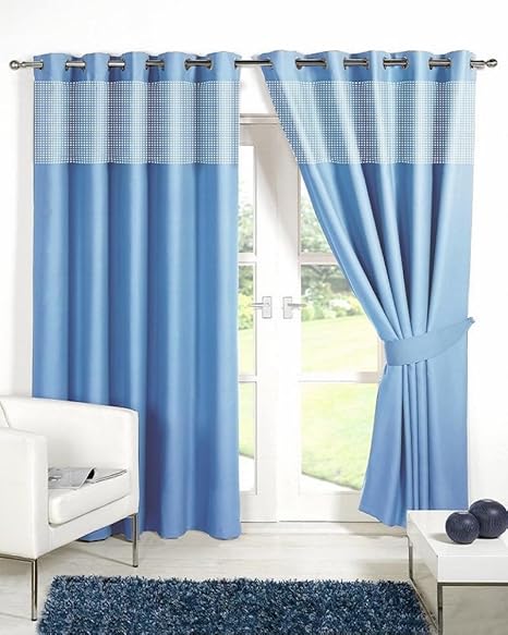 Viceroy Bedding Pair Of Blue 46 Width X 54 Drop Childrens Kids