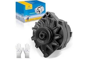 E EZEXPREZE Ezexpreze 120A Upgraded 1 Wire GM Alternator New Self Exciting High Output 10SI SBC BBC for Chevy ADR0335 334-2114 ADR0325 7127-SE105 400-12340 20-102-7