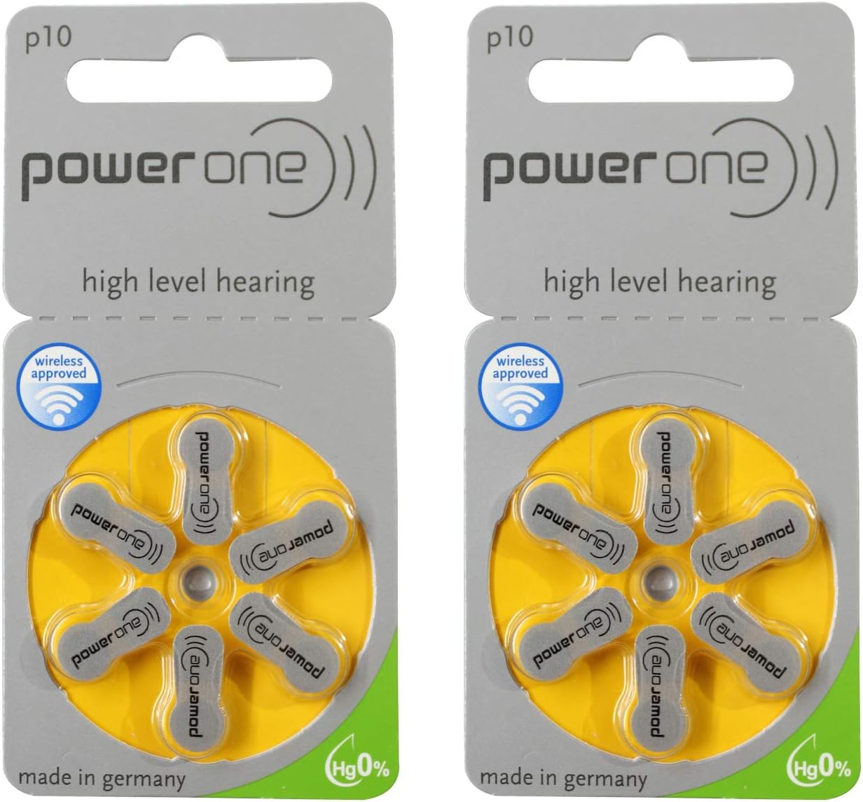 Power One Hearing Aid Battery Pack of 12 Pieces Amazon.in Electronics