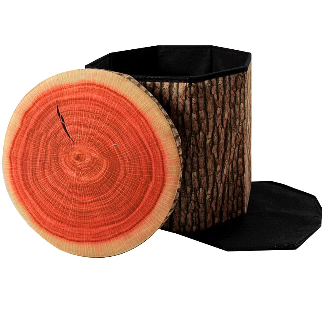 Medipdy Folding Stool Storage Cute Storage Seat for Kids Toys Storage Stool Box Fruit STUMP