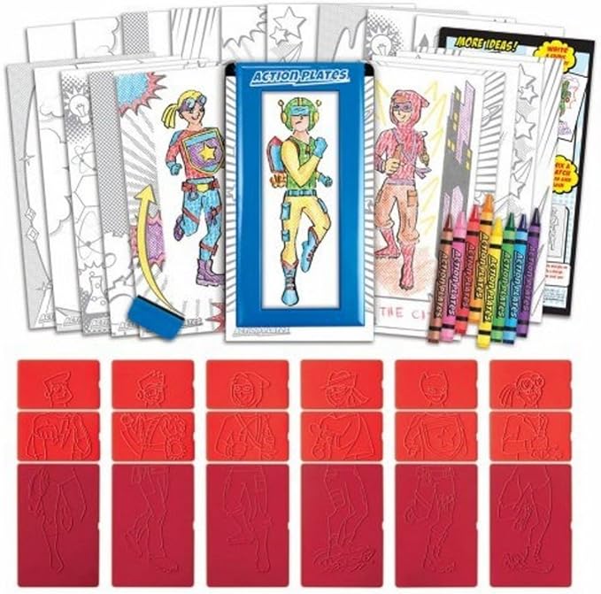 kahootz action plates drawing playset