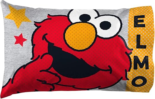 Amazon Com Jay Franco Sesame Street Hip Elmo 1 Pack Pillowcase