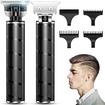 Haarschneider Fur Manner Pro Outliner T Klingen Trimmer Wiederaufladbarer 0mm Barttrimmer Herren Mit 4 Fuhrungskammen Heim Friseurbedarf Amazon De Drogerie Korperpflege
