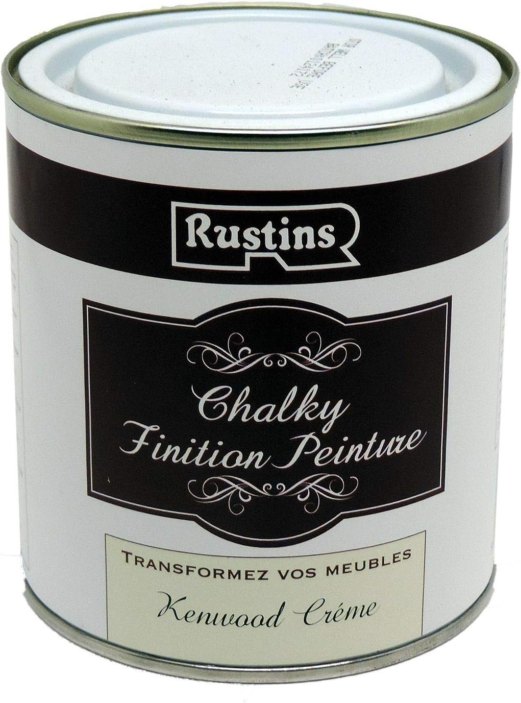 RUSTINS Chalky Finish Paint Kenwood Cream 500ml, 500 ml (Pack of 1)