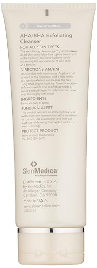 skinmedica exfoliating facial cleanser
