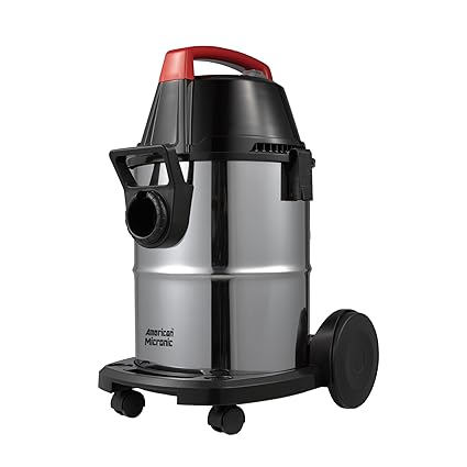 American Micronic-AMI-VCD21-1600WDx-Wet and Dry Vacuum Cleaner with Blower Function, 1600Watts, 21-litres, Stainless Steel Drum