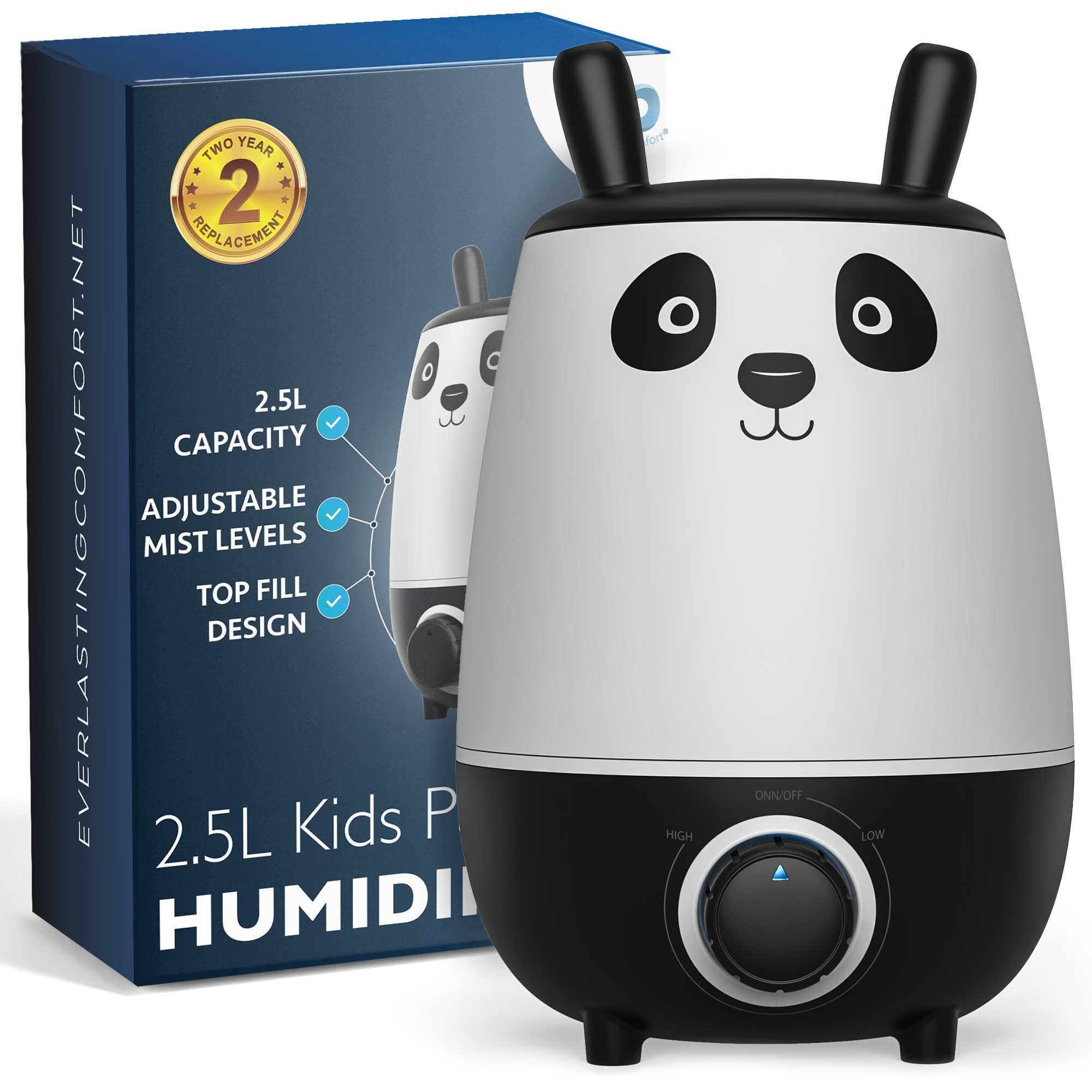 Photo 1 of **MISSING TOP**Everlasting Comfort 2.5L Kids Humidifiers for Bedroom - Easy to Clean 24HR Runtime No-Filter Quiet Kids & Baby Humidifier for Nursery, Home, Plants, Allergies, Dry Skin, Congestion, Indoor