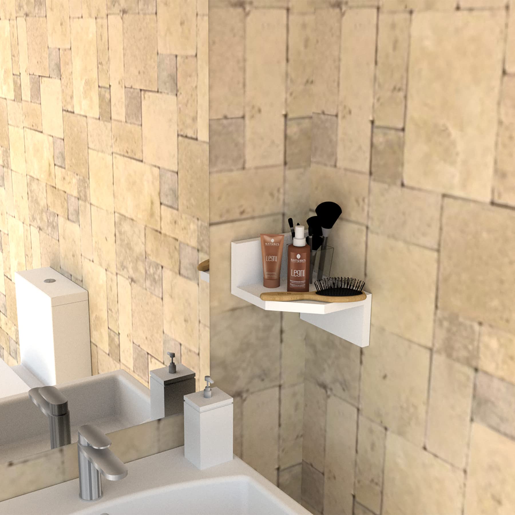 Henor-Estanteria-Rincon-Pared-Diseno-Zig-Zag-Mod20-1-Estante-Especial-Esquinera-20x20x20-Cm-Blanco