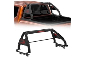 TOKMOWIN Sport Bar Roll Bar for Full Size Pickup Truck, Adjustable Sport Chase Rack Roll Bar Fit Ford F-150/F-250/F-350,Ram 1500/2500/3500,Silverado, Canyon,Tacoma,Tundra,JT Gladiator,GMC Sierra,Titan