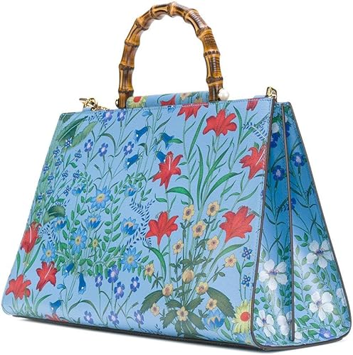 gucci blue flower bag