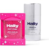 Hally Hair Glitterati &amp; Glitter Shade Stix Combo - Temporary Glitter Hair Color &amp; Accessories Styling Kit - Twist Up Stix + Washable Shimmer Styling Gel for Festivals &amp; Parties - All Hair Types