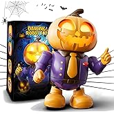 Logth Halloween Themed Toys, Pumpkin Dancing Robot – Plays Spooky Music and Lights Up Eyes, Fun Interactive Sensory Toy for Kids 3-7, Toddler & Adult Gifts, Perfect Halloween Party Decoration
