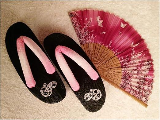 Amazon Com Zcpcs 新款女士木拖鞋日本木屐高跟人字拖桐木拖鞋 Color 03 Size Medium Home Kitchen