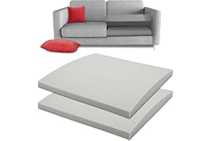 HAVARGO Couch Cushion Support for Sagging Seat, Couch Supports for Sagging Cushions, High Density Foam Sofa Cushion Support Light Grey Set of 2