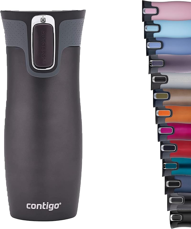 Contigo West Loop Autoseal Travel Mug 470 ml Gunmetal Stainless Steel