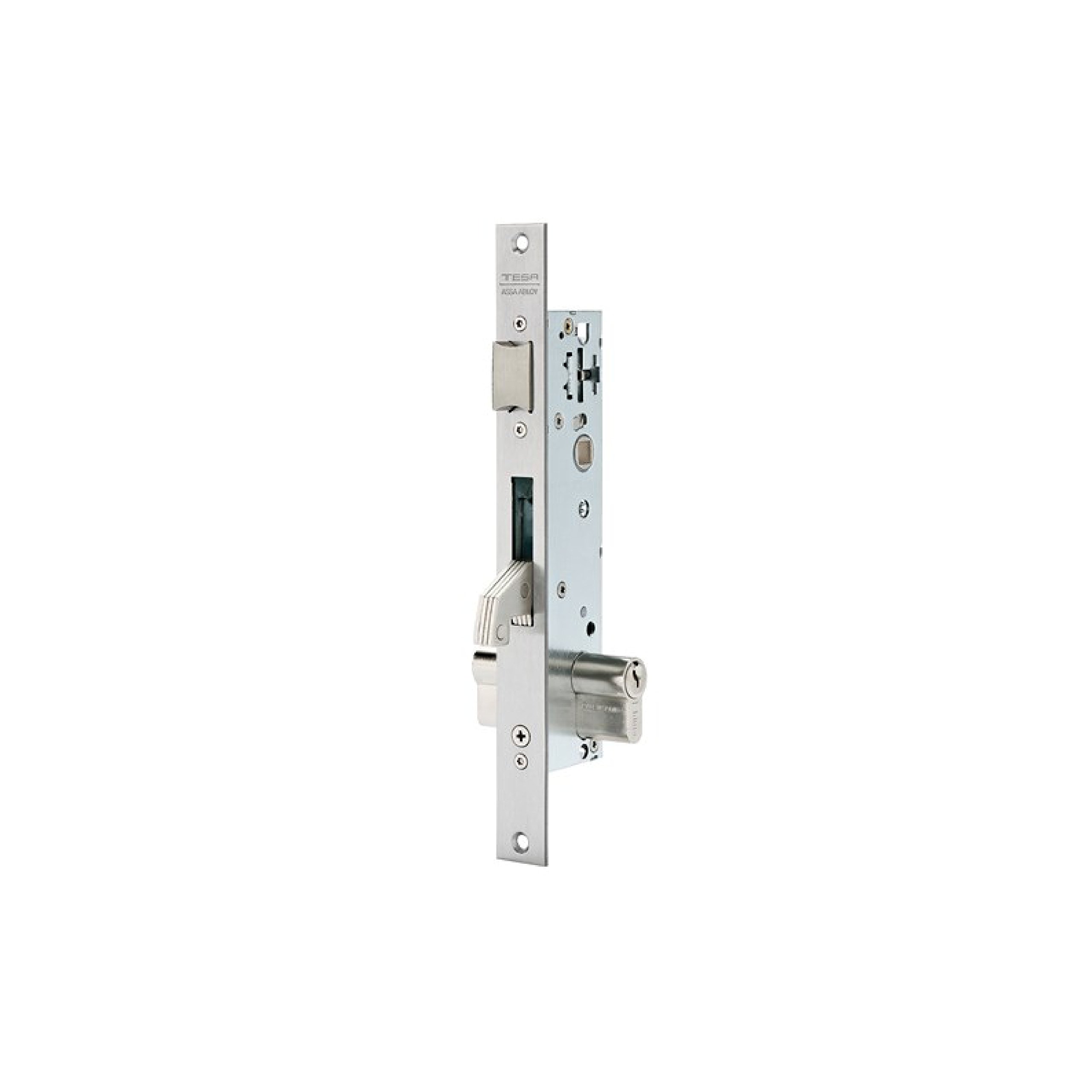 Tesa Assa Abloy – Lock with Metallic Profiles, Silver, 2240BE303AI