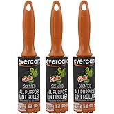 Evercare Pack of 3 Gain Scented All-Purpose Travel Lint Rollers, 90 Sheets Total (30 Sheets Each)