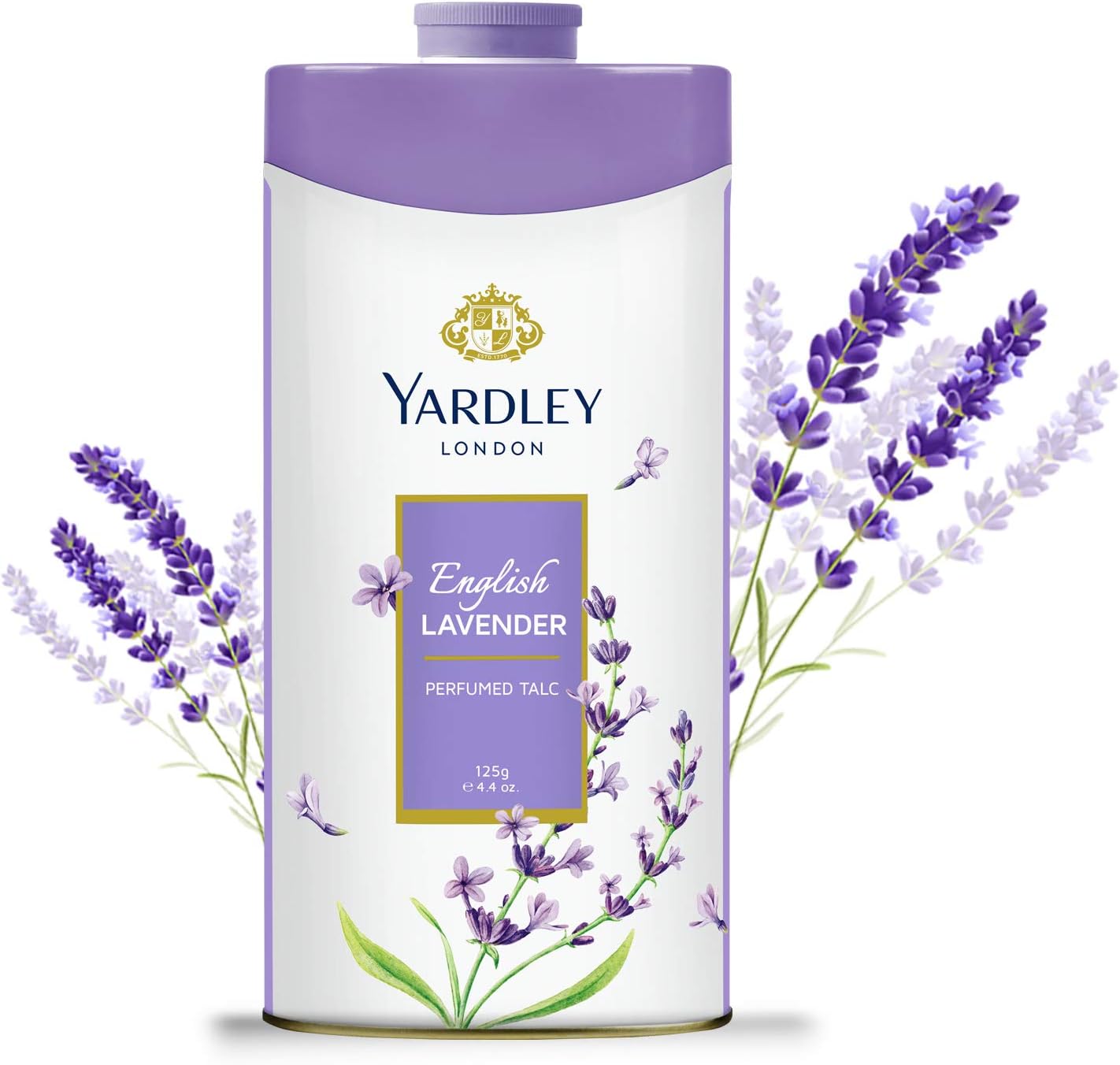 Yardley English Lavender perfumed Talc Body Powder, all day fragrance