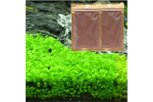 LUKAWES 2 Pack Aquarium Plants for Fish Tank, Easy Growing, Real Carpet Decor for Fish Tank/Terrarium