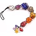 PYOR 7 Chakra Tumbled Wall Hanger Reiki Crystals Stones Tassel Wall Hanging Ornament Good Luck Charm Spiritual Handmade Gift