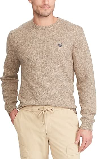 Chaps Men's Classic Crew Neck Pullover Sweater at Amazon Menâs Clothing store