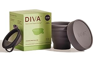 DIVA Disc & Shaker - Comfortable, Reusable Menstrual Disc with Shaker for On-the-Go Cleansing - Period Disc - Wear Up to 12 H