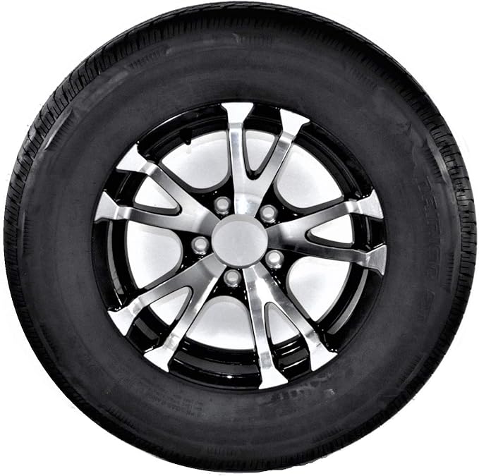 Rainier ST205/75R15 LRC Radial Trailer Tire & Aluminum Wheel Series 07